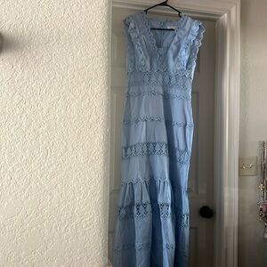 Beautiful blue dress only worn once and in like new condition